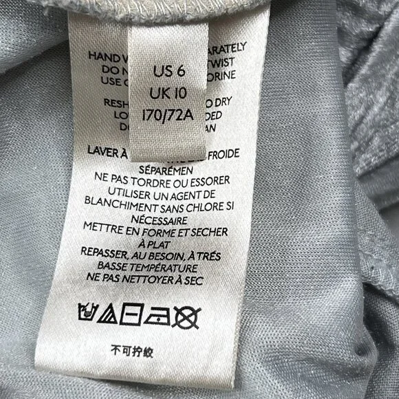 Free People Runaway Velvet Wide Leg Pants in Astral Size 6 - NWOT - Picture 5 of 7